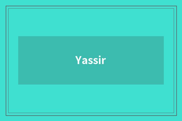 Yassir