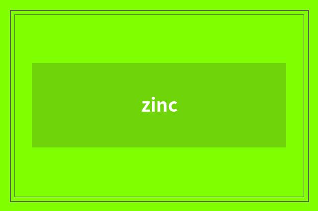 zinc
