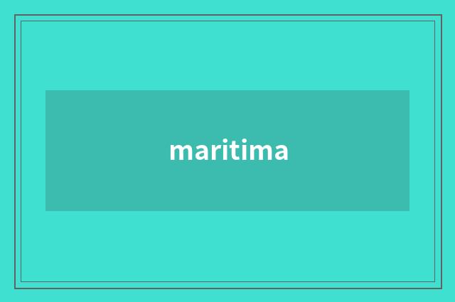 maritima
