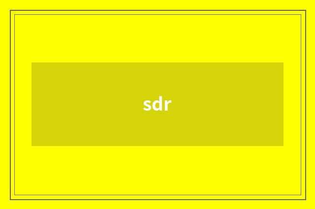 sdr
