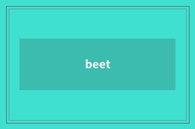 beet