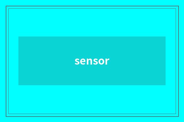 sensor