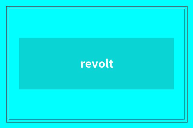 revolt