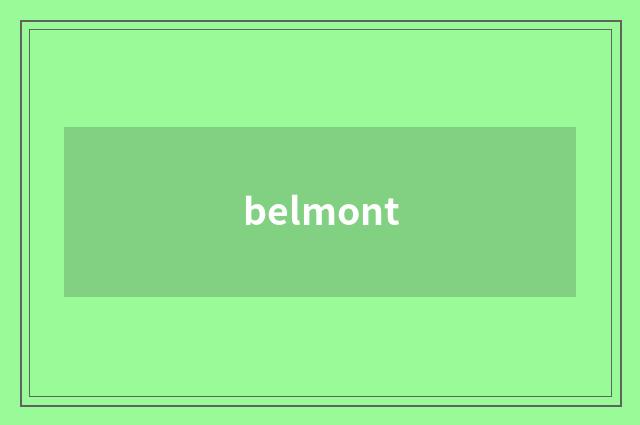 belmont