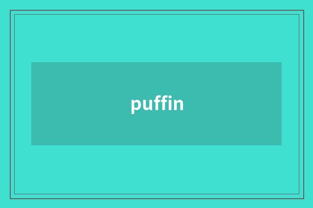 puffin