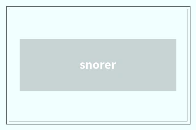 snorer