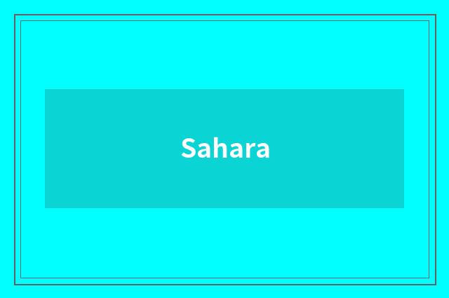 Sahara