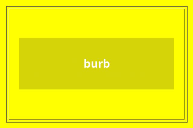 burb