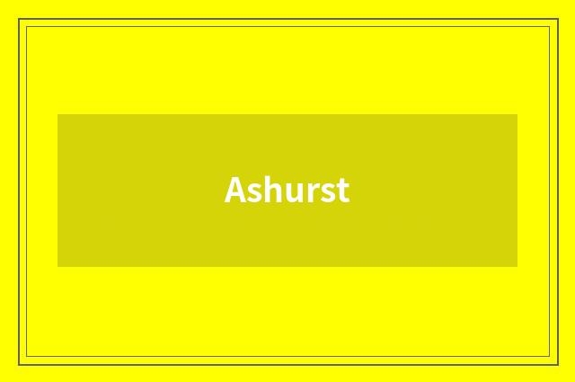 Ashurst