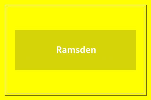 Ramsden