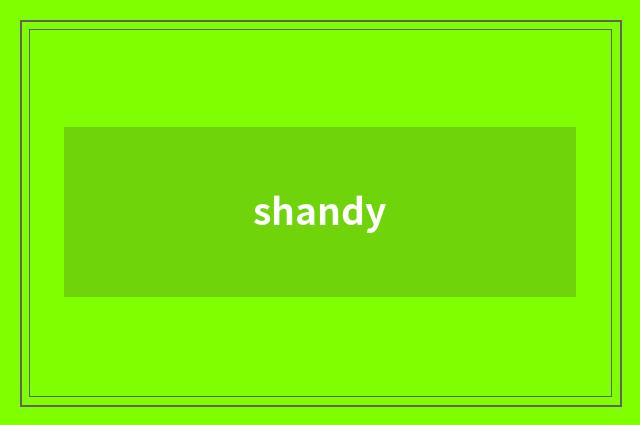 shandy