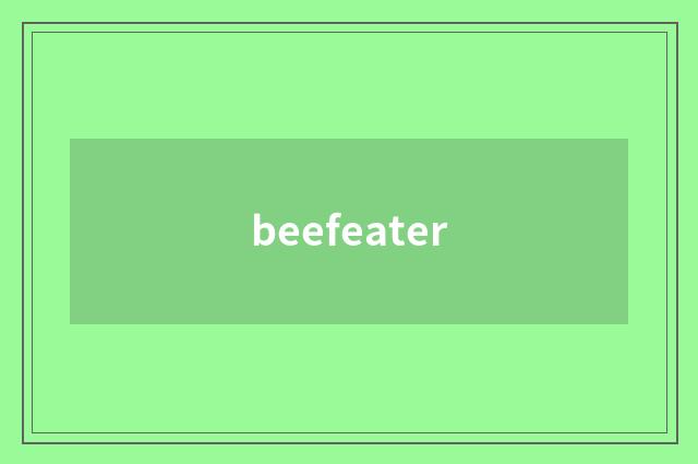 beefeater