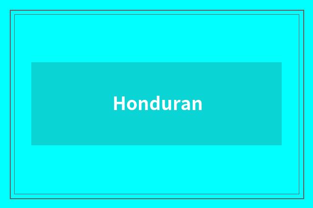Honduran