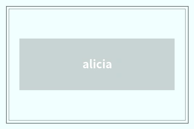 alicia