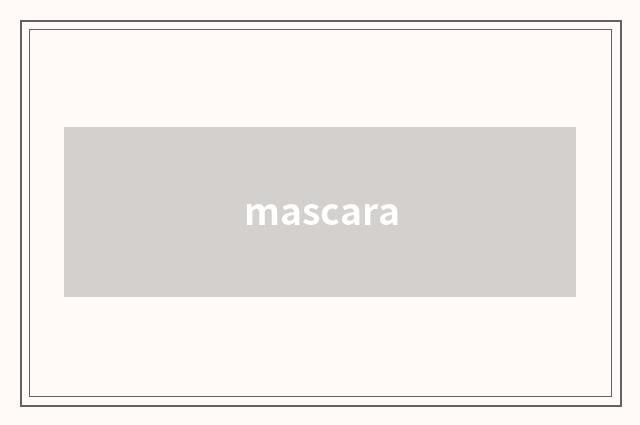 mascara