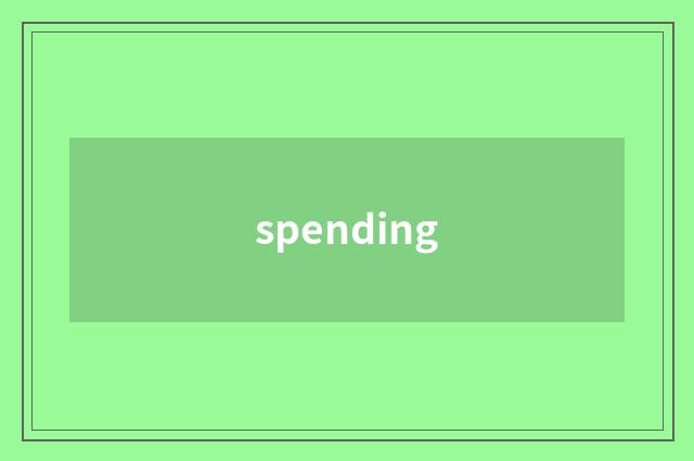 spending