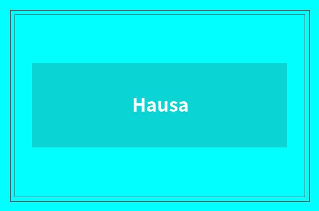 Hausa