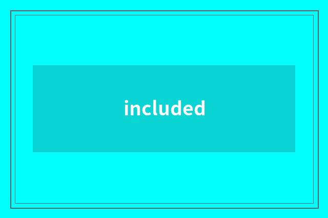 included