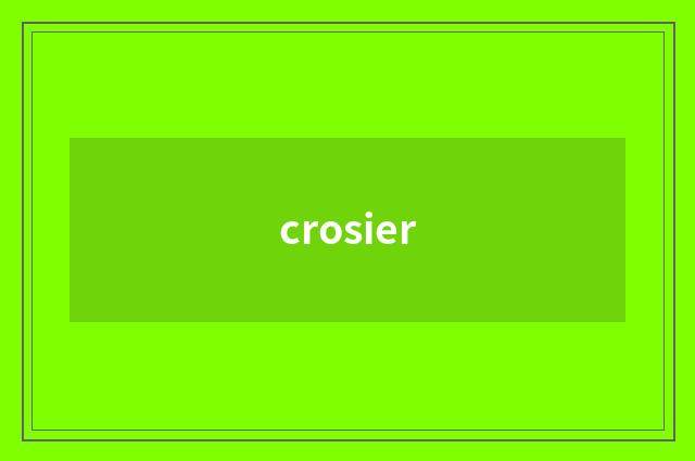 crosier