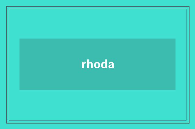 rhoda