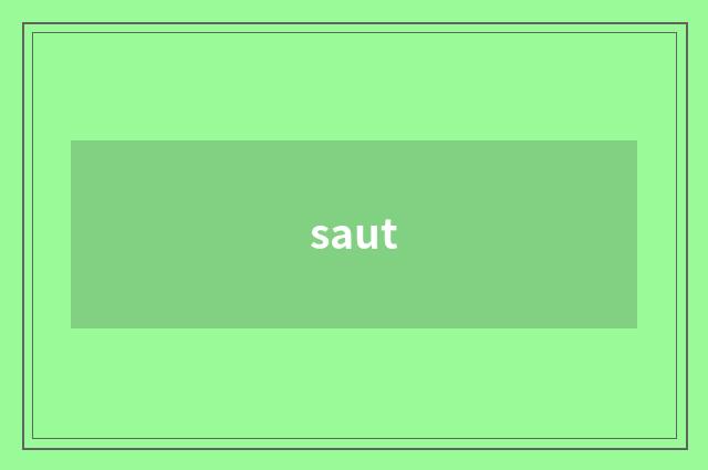 saut