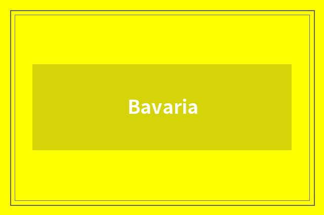 Bavaria