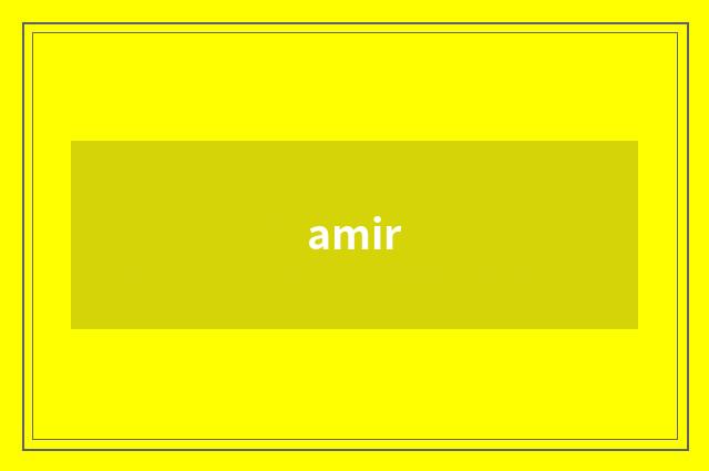 amir