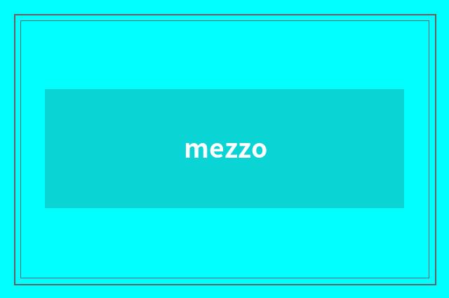 mezzo