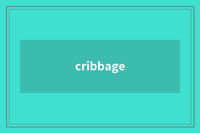 cribbage