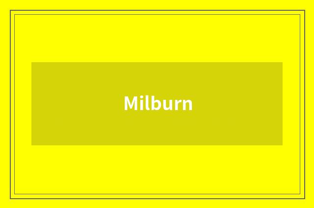 Milburn