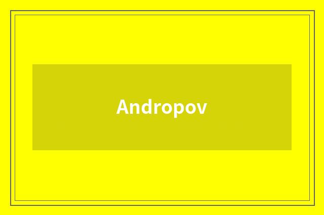 Andropov