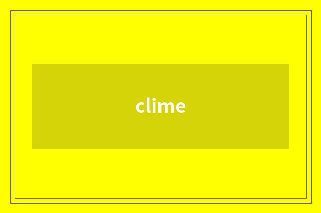 clime