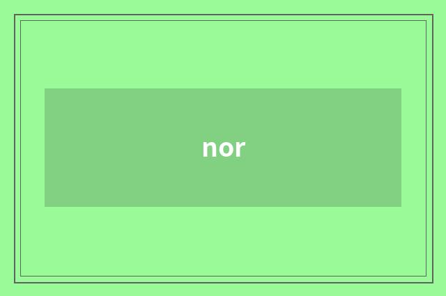 nor