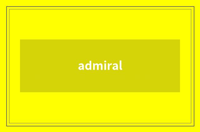 admiral