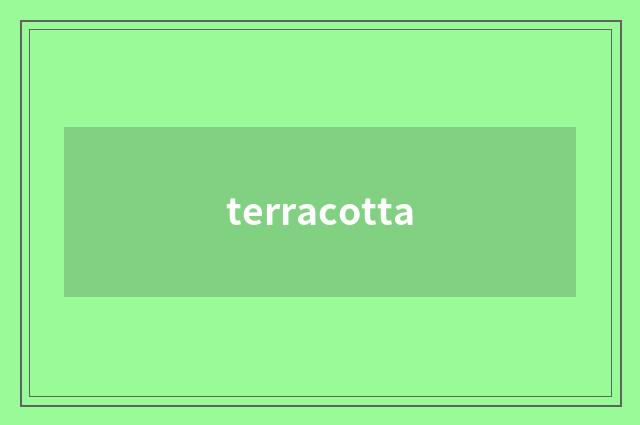 terracotta