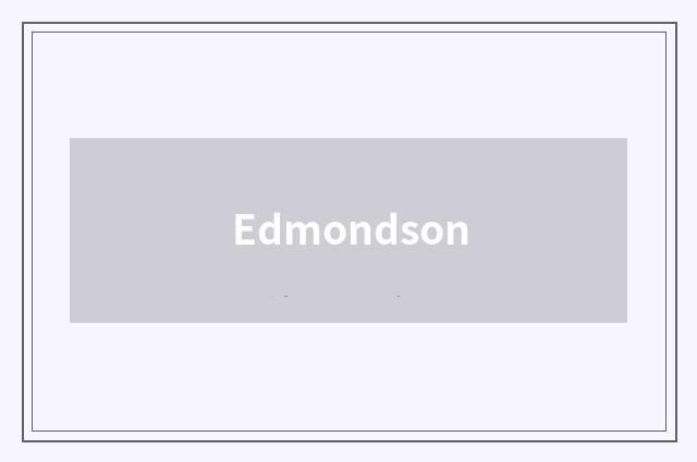 Edmondson