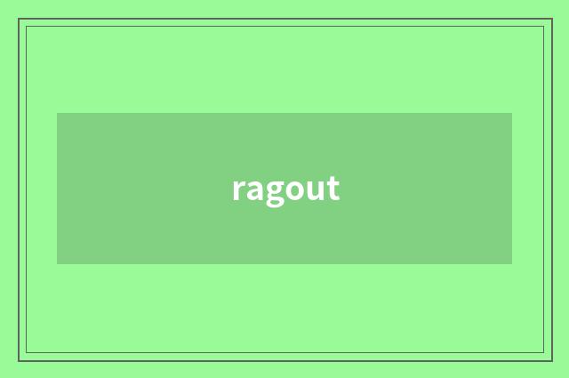 ragout
