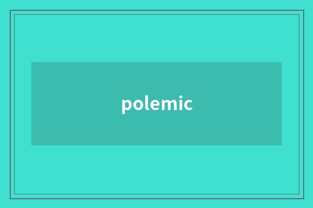 polemic