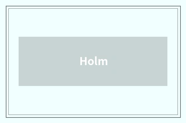 Holm