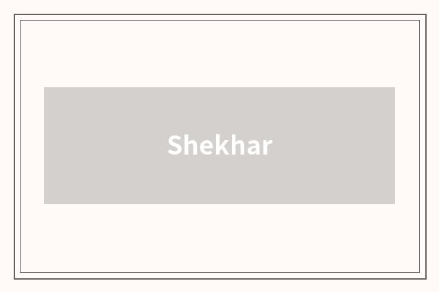 Shekhar