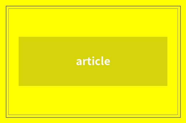 article