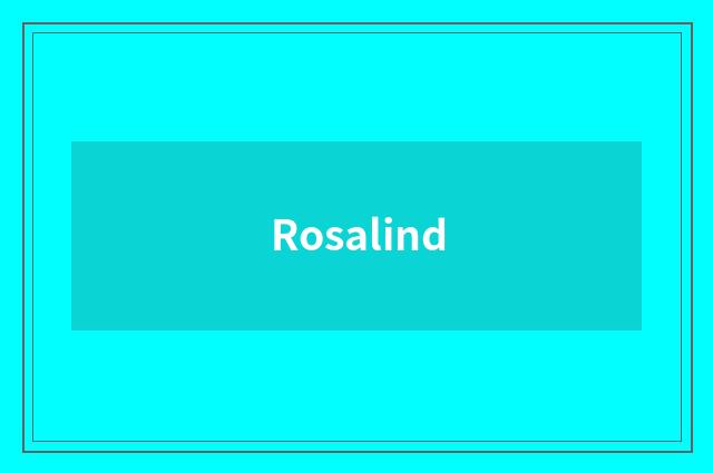 Rosalind