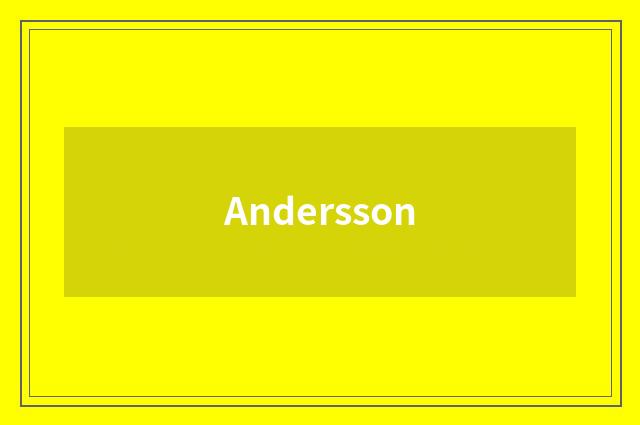 Andersson