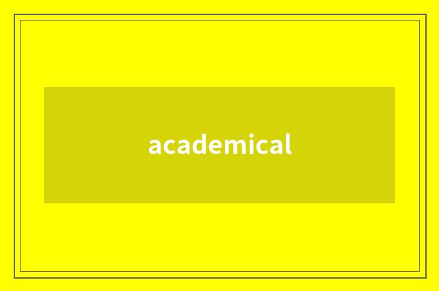 academical