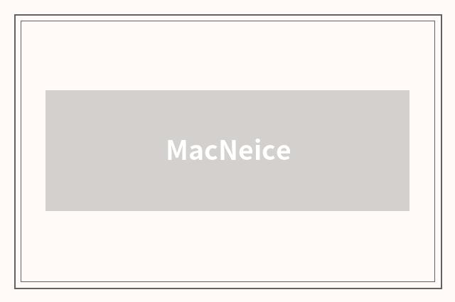 MacNeice