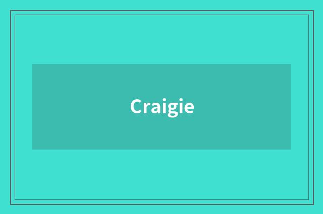 Craigie