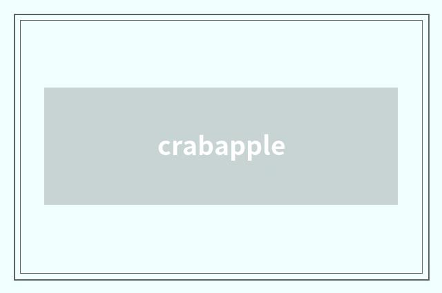 crabapple