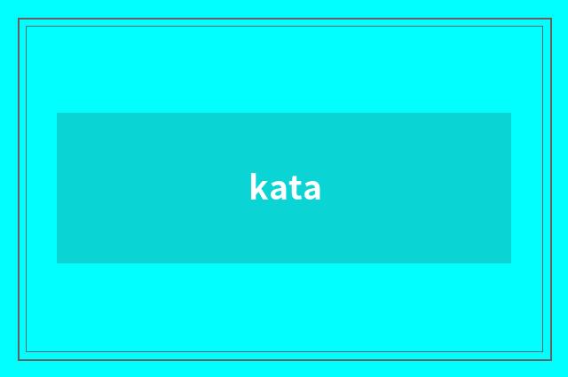 kata