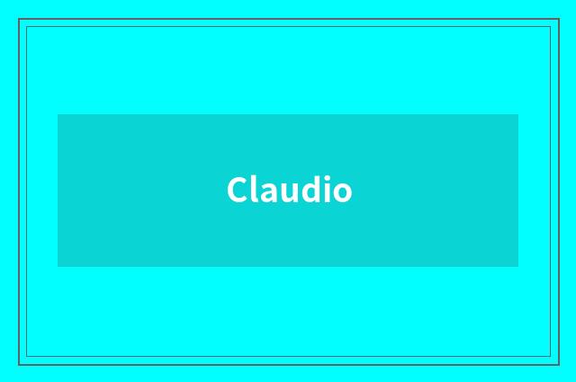 Claudio