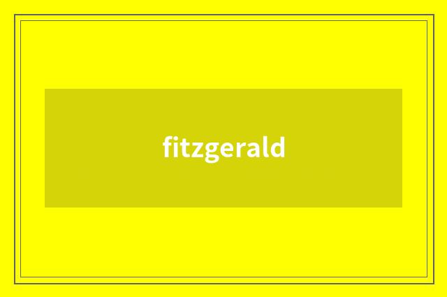 fitzgerald
